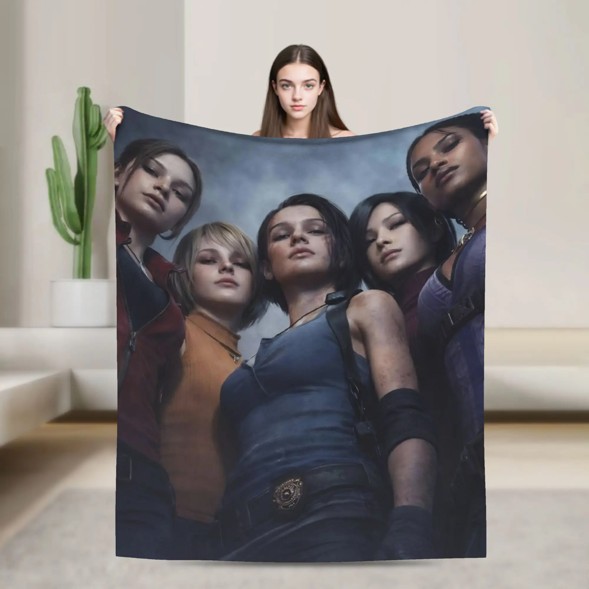 Residents Evils 9  Throw Blanket for Couch Games Soft Cozy Plush Blanket 50x60 Inches Multiple Sizes Bedspreads for All Seasons