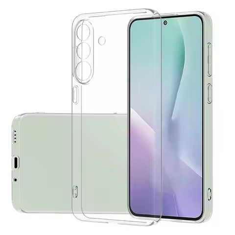 Clear Case For Samsung Galaxy S22 S23 S24 Plus S25 Ultra S21 Fe S25 Edge Silicone Soft Case For Samsung A17 A07 A16 A26 A36 A56