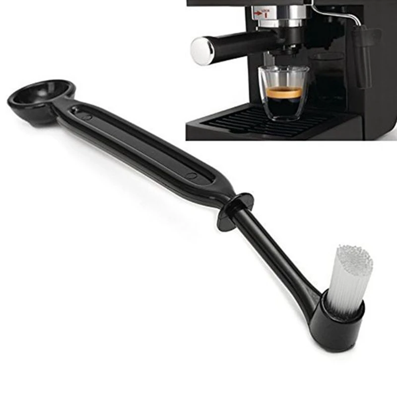 Koffiezetmachine Borstelreiniger Nylon Espressomachine Borstel Koffie Reinigingstool Met Lepel Voor Koffiegereedschap Thuis (4 Pak)