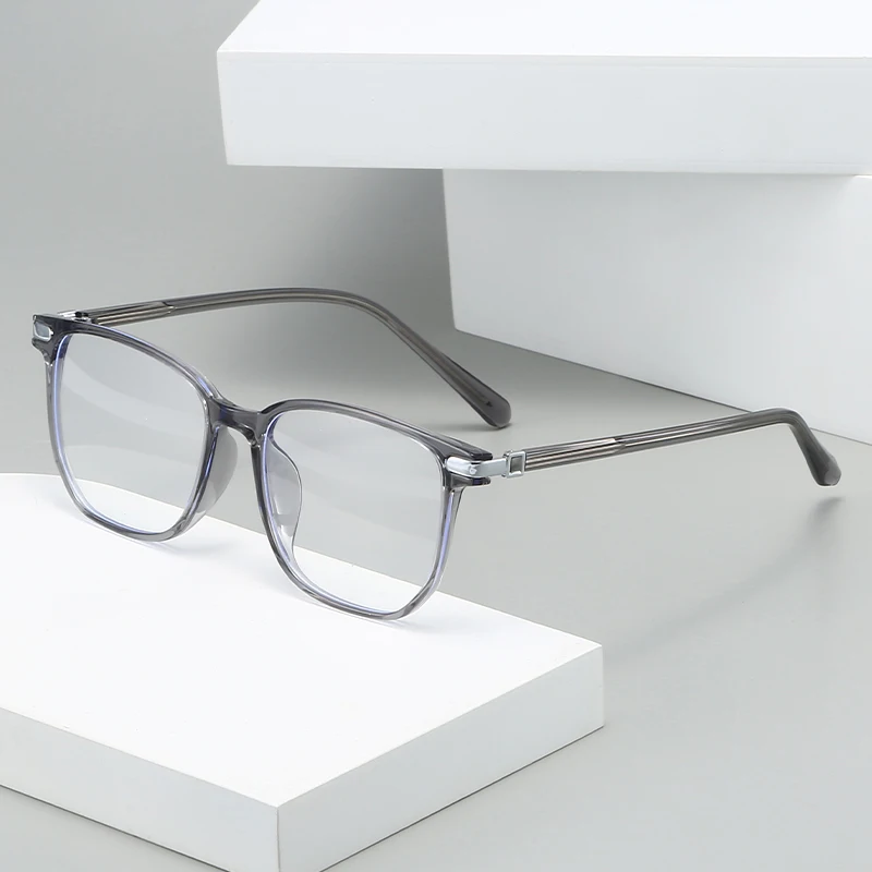 مكافحة الضوء الأزرق المتضخم النظارات البصرية الرجعية إطار مربع الرجال النساء النظارات البصرية خمر نظارات الكمبيوتر #1