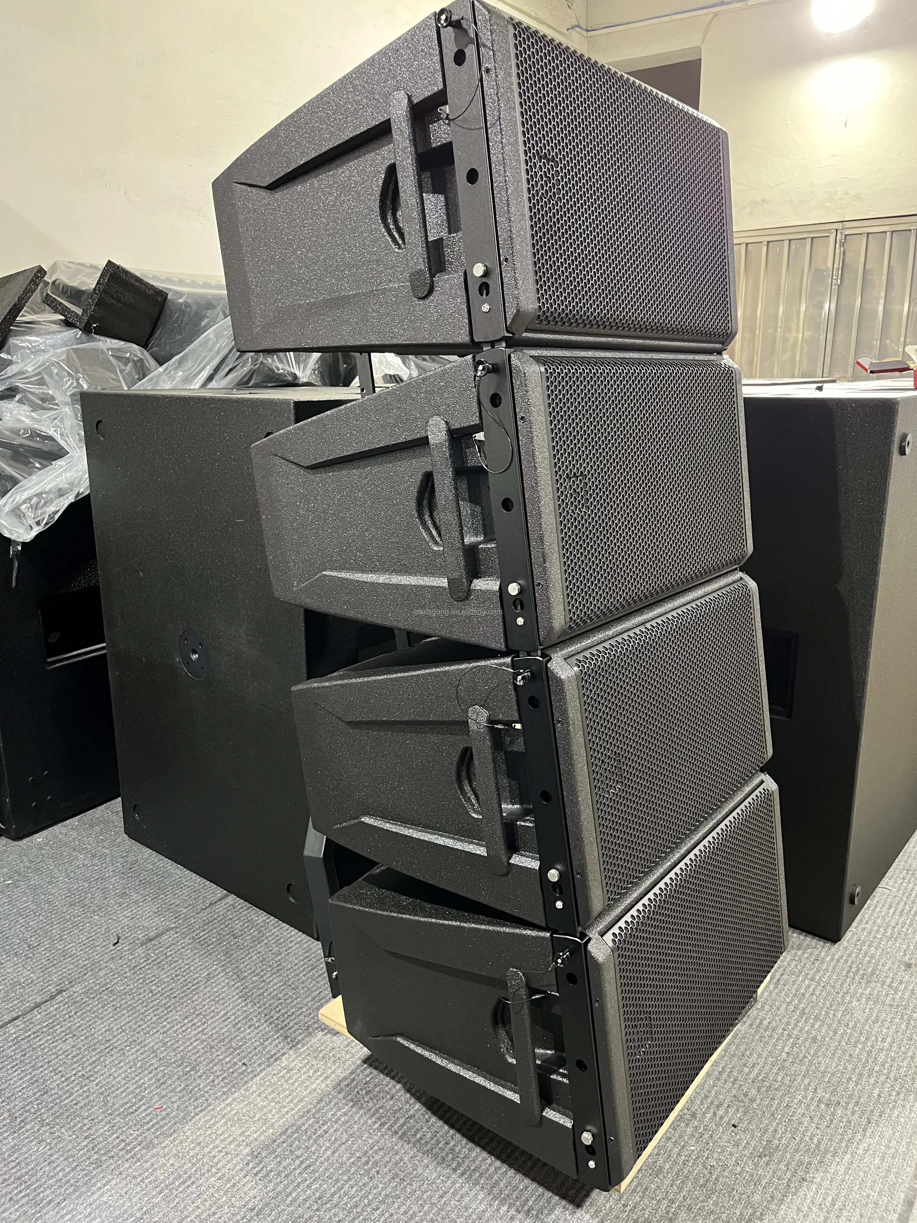 Picture 5: Lase Sound Hdl28l Double 8 Inch Powered Sound System Active Speaker 2 Way Line Array Speaker System