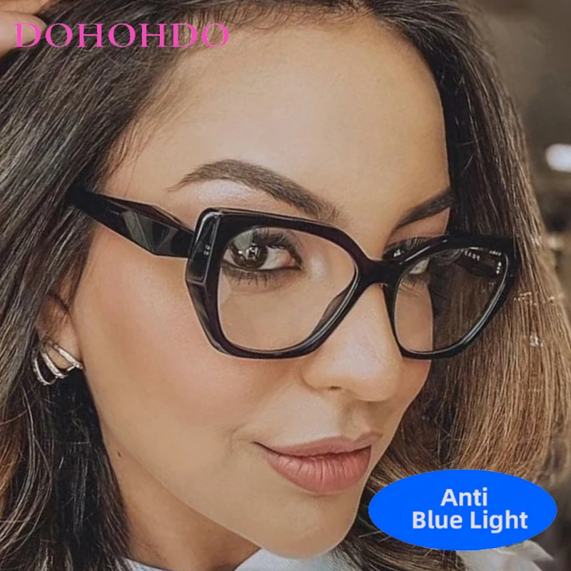 

Vintage Cat Eye Assorted Colors Anti-Blue Light Glasses Women Men Fashion Retro Luxury Brand Designer Computer Optical Eyewear