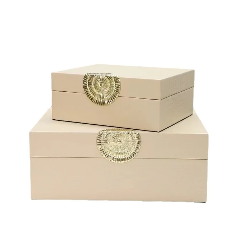 

Leather Jewelry Box To Store European Style Luxury Multi Functional Jewelry Box Wooden Frame Large Storage Containers Gift Wrap