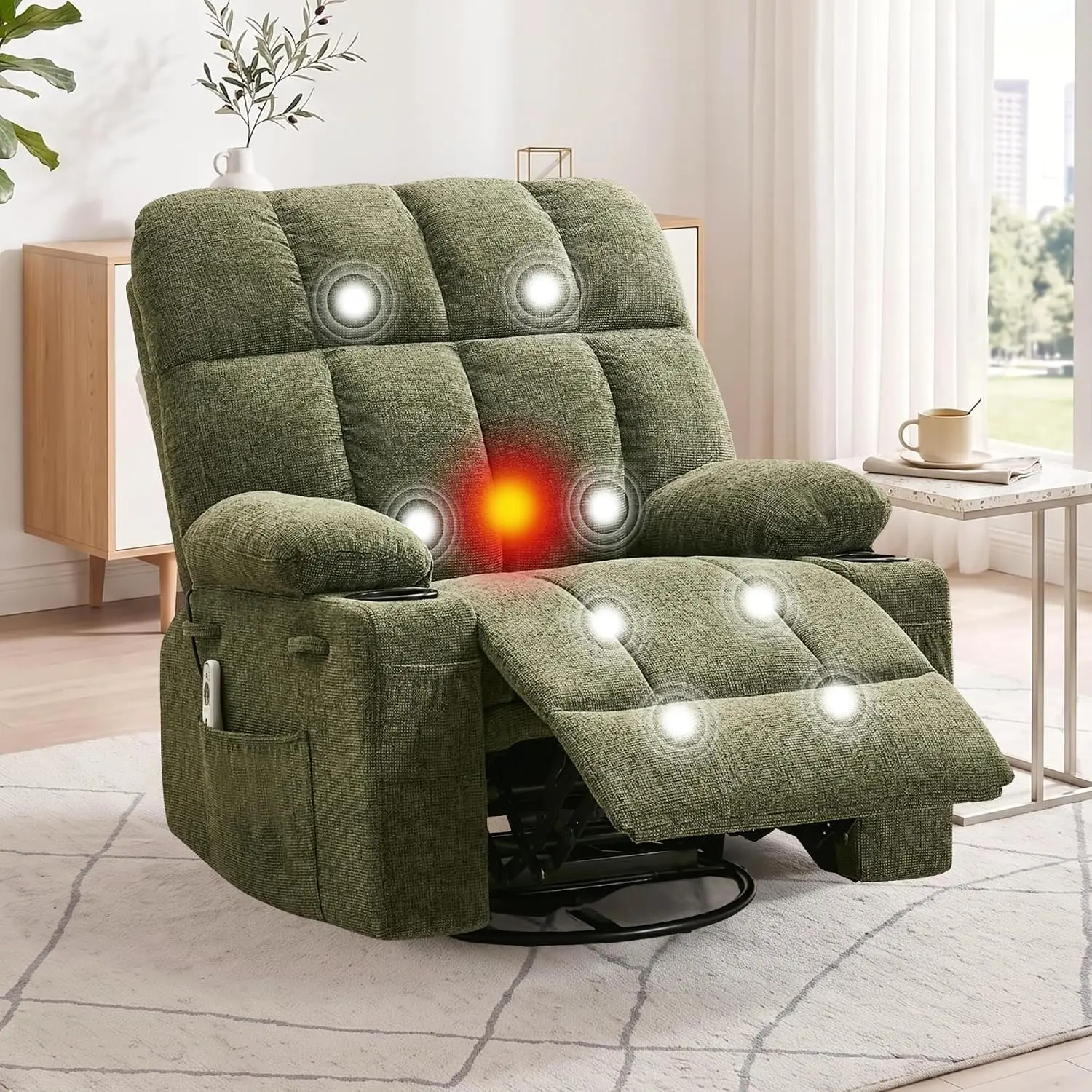 Oversized Massage Recliner 10