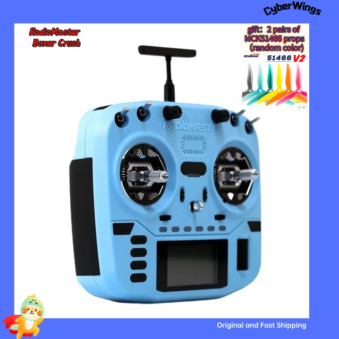 In Stock Radiomaster Boxer Crush 2.4GHz ELRS16-Channel Radio Transmitter with AG01 Hall Gimbal FPV Parts view 6