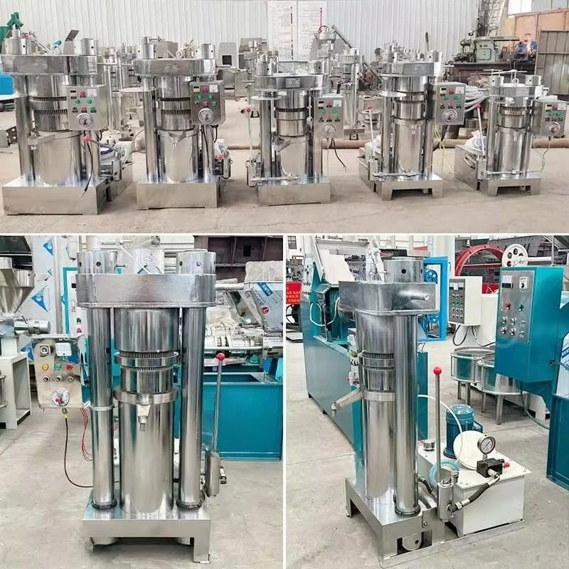 Hydraulic Cold Press Sesame Seed Coconut Olive Avocado Oil Process Pressing Extraction Machine