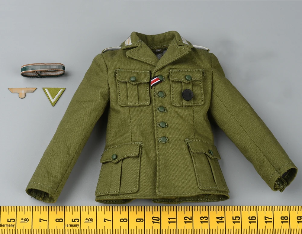 DID D80152 Scale 1/6 WWII Series North African Army Infantry War Battle Uniform With Medals Coat Accessories For 12inch Figures