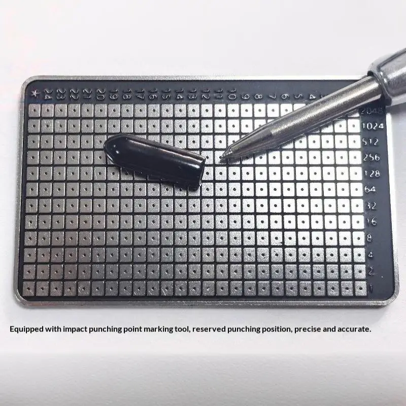 BIP39 Seed Phrase Stahlplatte, beidseitig graviert, 24-Bit-Hardware-Passwort-Backup für die Krypto-Kaltwährungs-Speicherung 〔88〕 – Detail 7