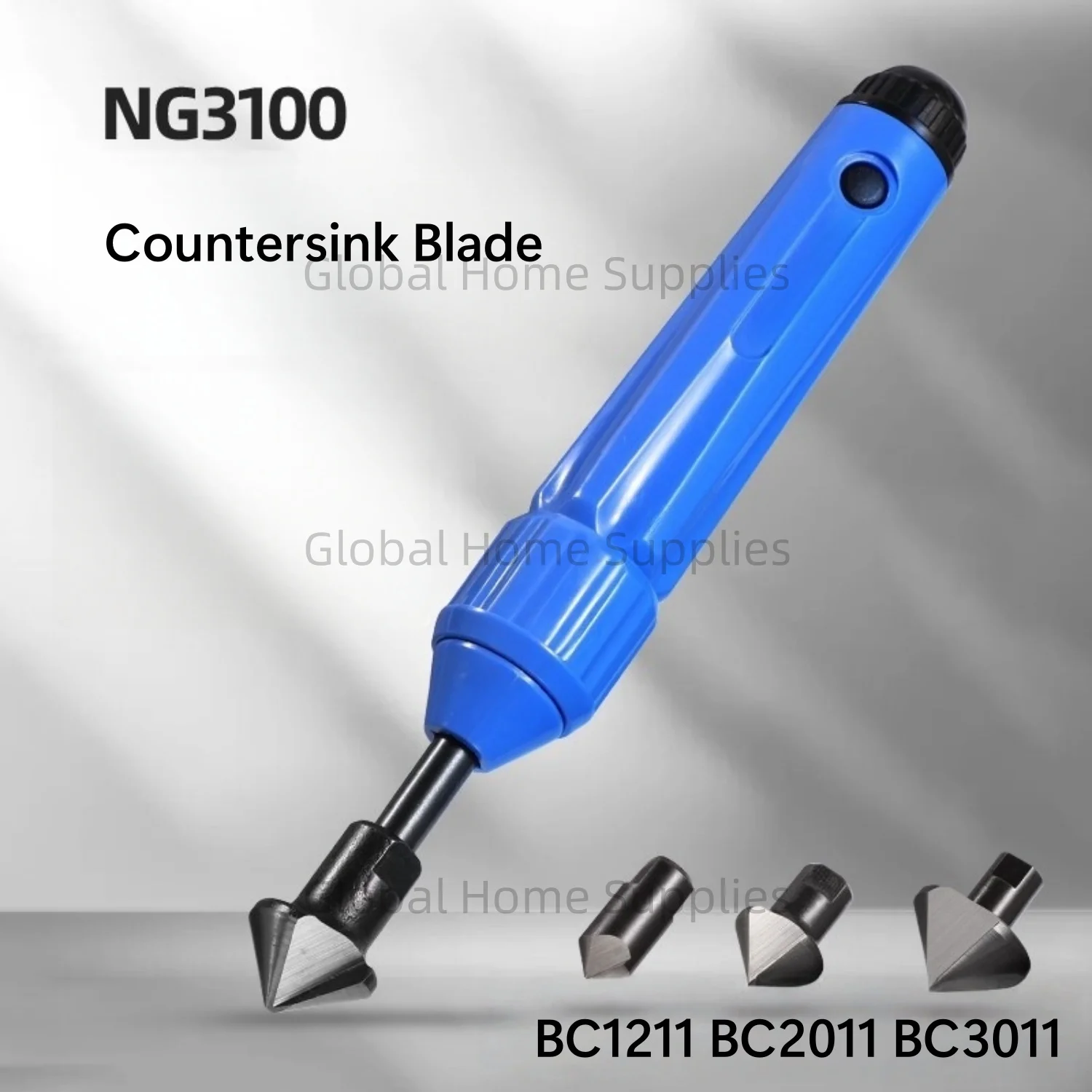 

Countersink Blade with Ergonomic Handle Retractable Connecting Rod Countersink Deburring Hand Reamer Set for Metal Plastic PVC