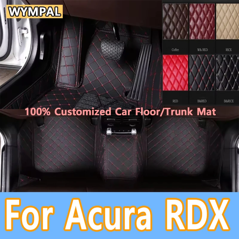 

Luxury Car Floor Mats For Acura RDX 2018 2017 2016 2015 2014 2013 2012 2011 2010 Auto Interior Accessories Waterproof Leather