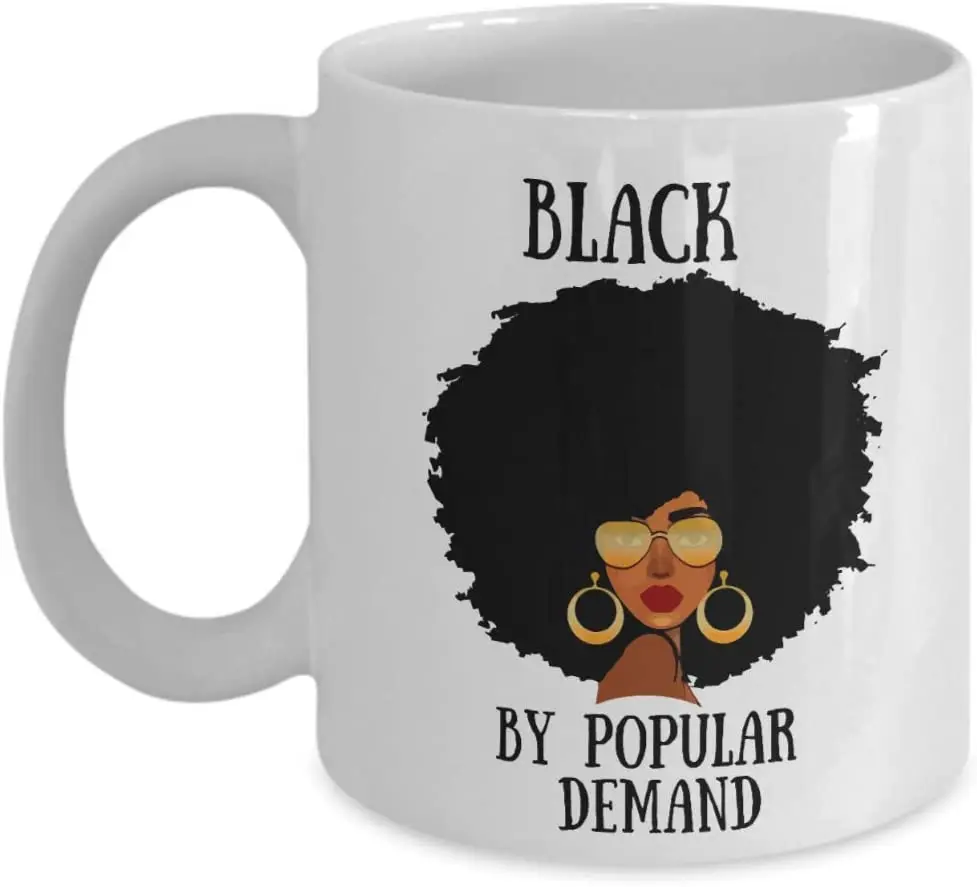 Inspirational Mother's Day Coffee Cup Mom Birthday Thanksgiving Christmas Holiday Mugs African Women Afro Mom Girls Funny Cups