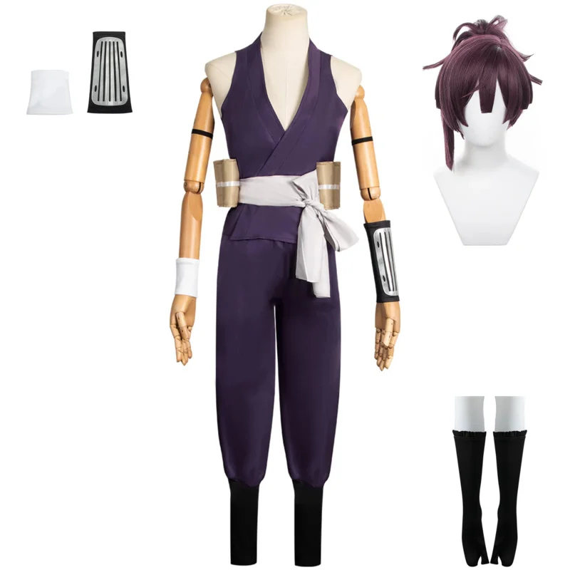 

Костюм для косплея Bear's Den, аниме Jigoku Raku, парик, карнавальный наряд для вечеринки, униформа Hell's Paradise Yuzuriha Costu, новинка 2025 г.