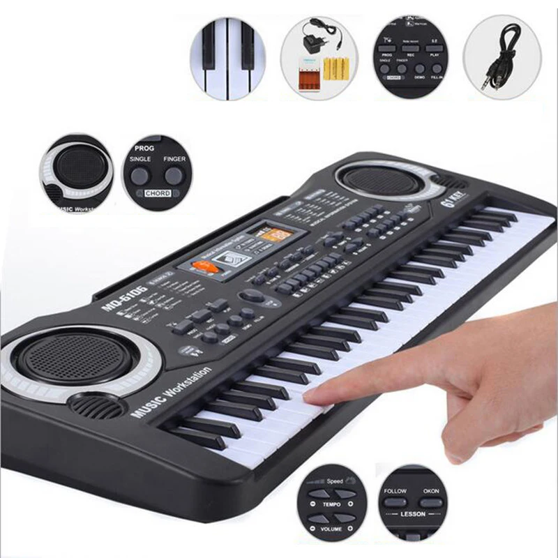 

Piano For Beginners Usb Keyboard High-quality Sound Portable Kids Toy Musical Keyboard Beginner-friendly Usb Connectivity