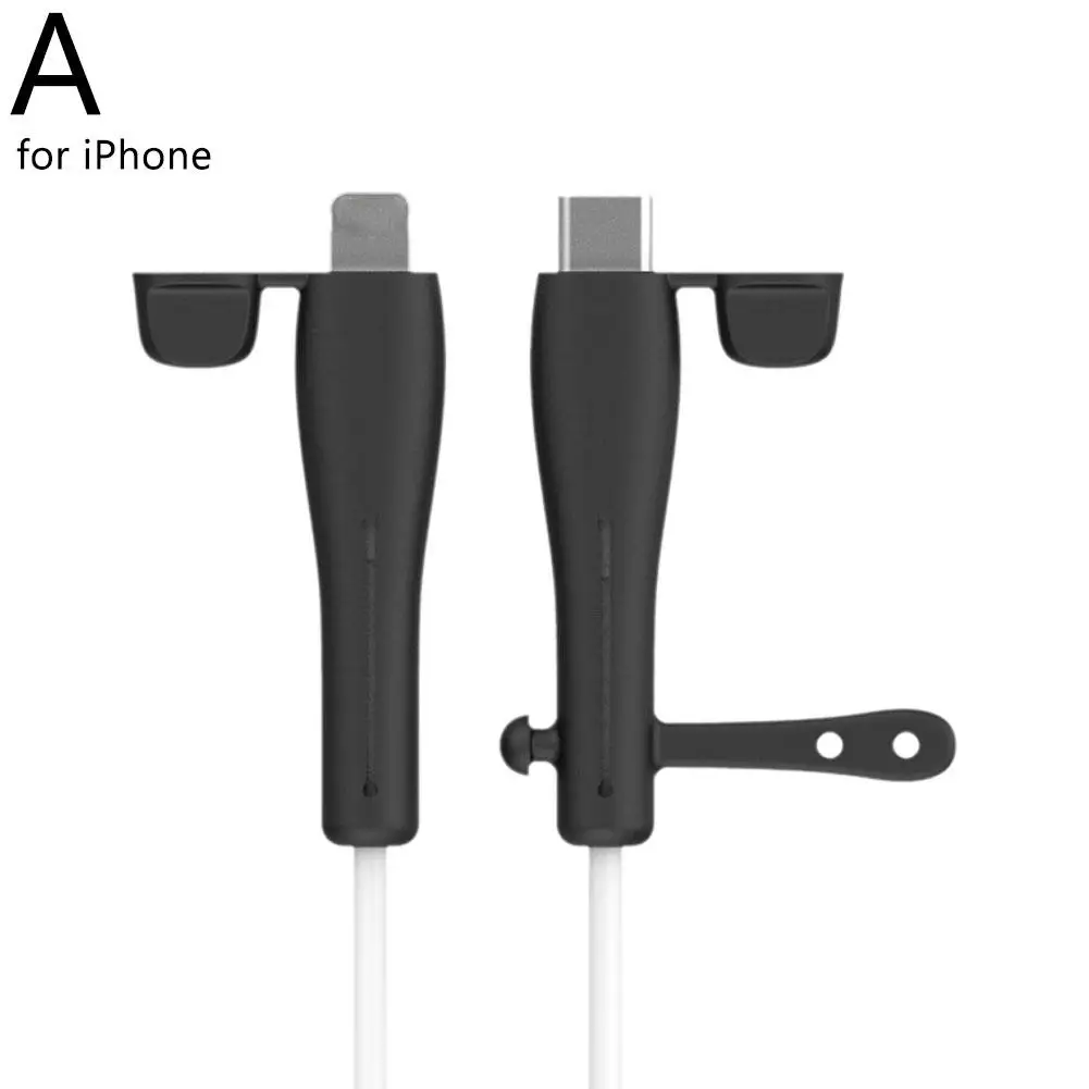 New Soft Silicone Cover Cable Protector For Apple USB Charger Cable Data Line Protector Wire Winder Practical Access G2A3