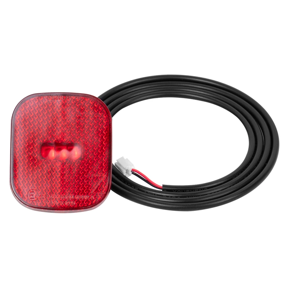 Rear Fender Taillight Stoplight Lamp for Ninebot F30D F40D Electric Scooter Fenders Number License Plate Mudguard Lights Parts