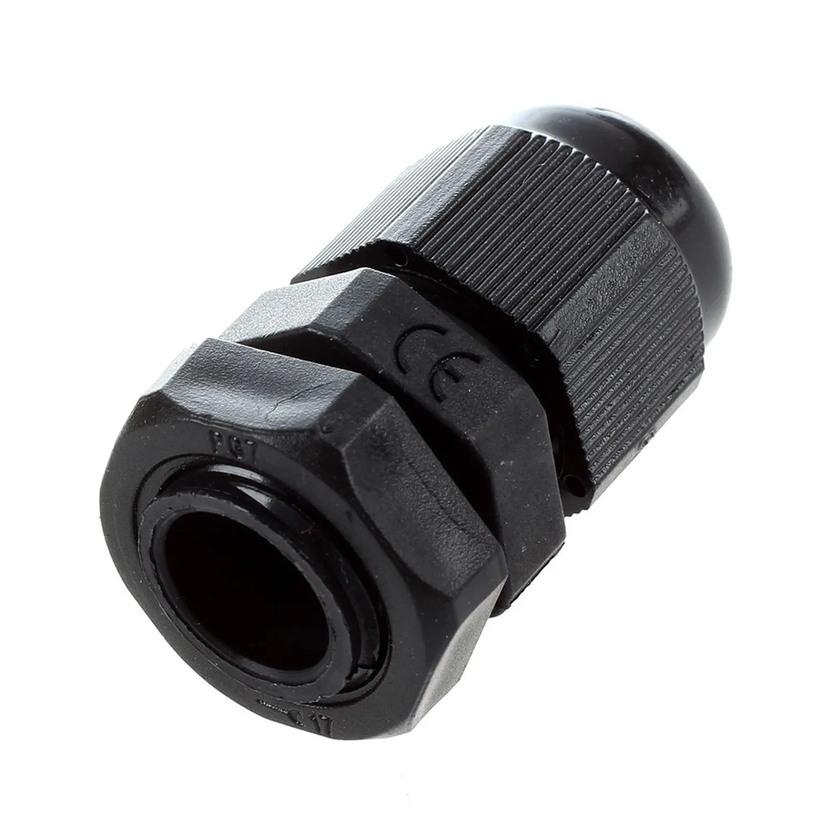 AB47-40 Pieces Black Plastic Waterproof Cable Gland Connector PG7