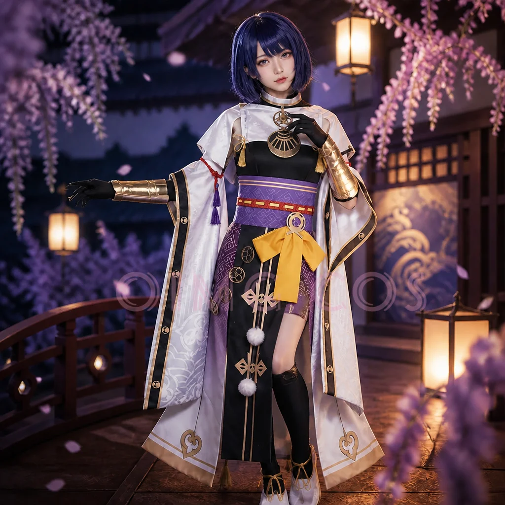 Cosplay Anime Top - Kujo Sara Cosplay Kostüm Genshin Impact