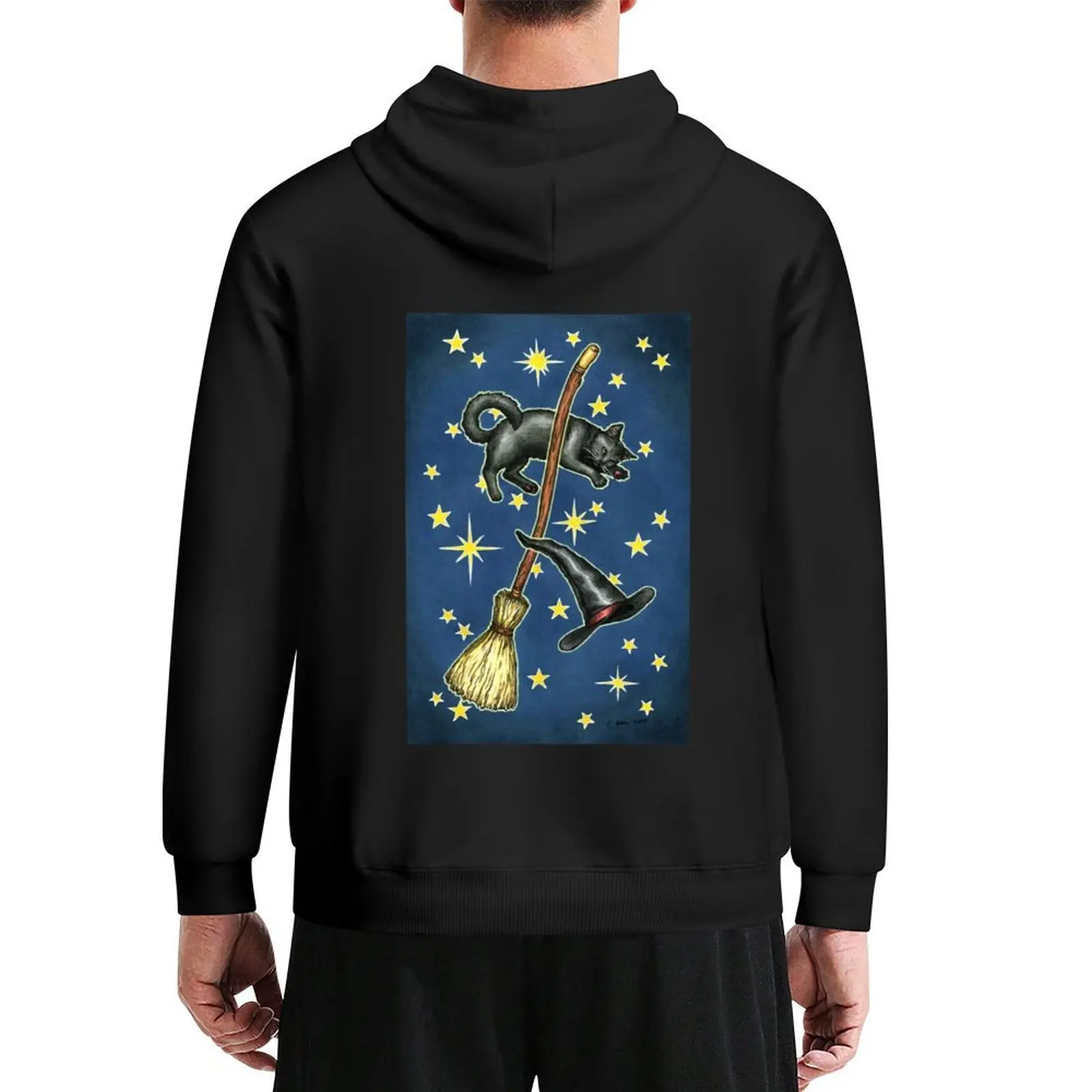 

Everyday Witch Tarot - Back of Card Design Hoodie anime clothing men's clothes men's sweat-shirt korean clothes big size hoodie