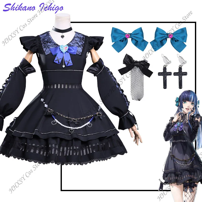 

Призрак X Shikano Ichigo Косплей P5X Shikano Ichigo Платье для косплея наряд для взрослых Одежда на Хэллоуин Рождественская униформа для ролевых игр