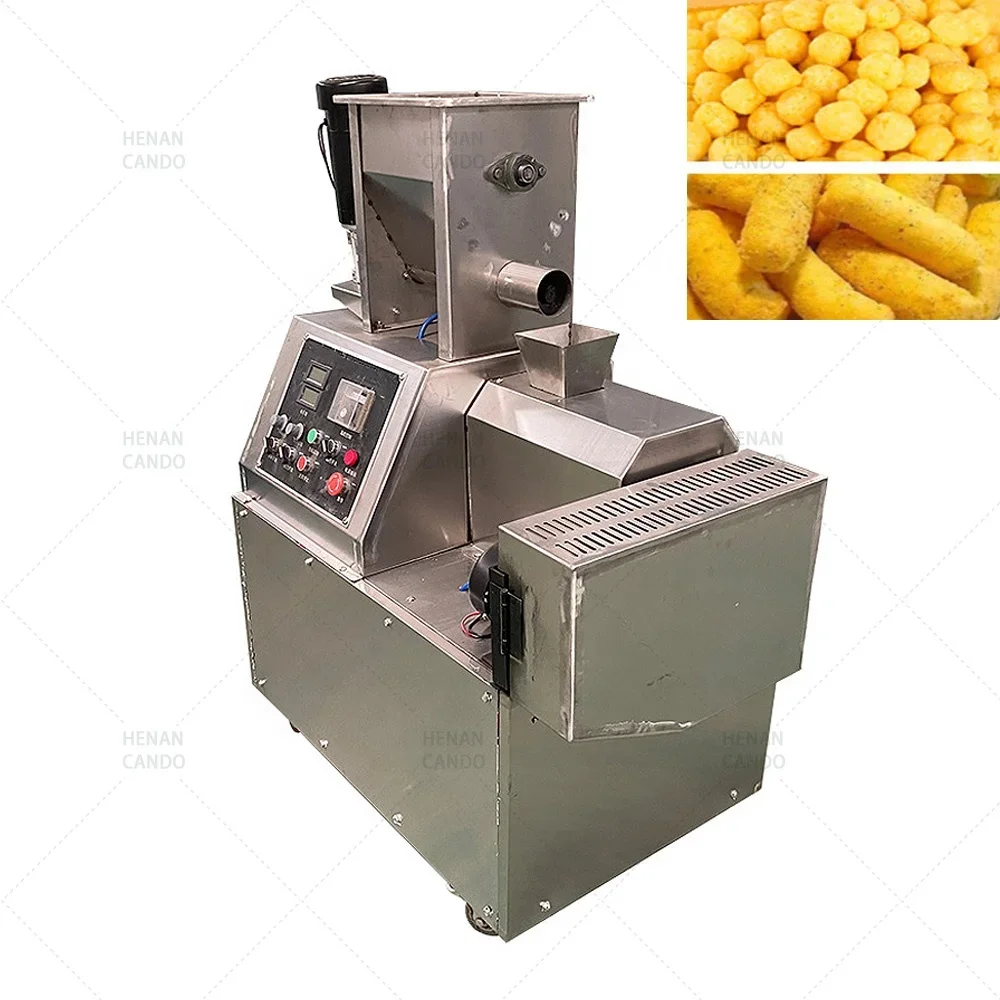 Stainless Steel Puff Corn snack making Extruded Machine rice Puffing Machine Rice Corn Puff Making Machines For Sale