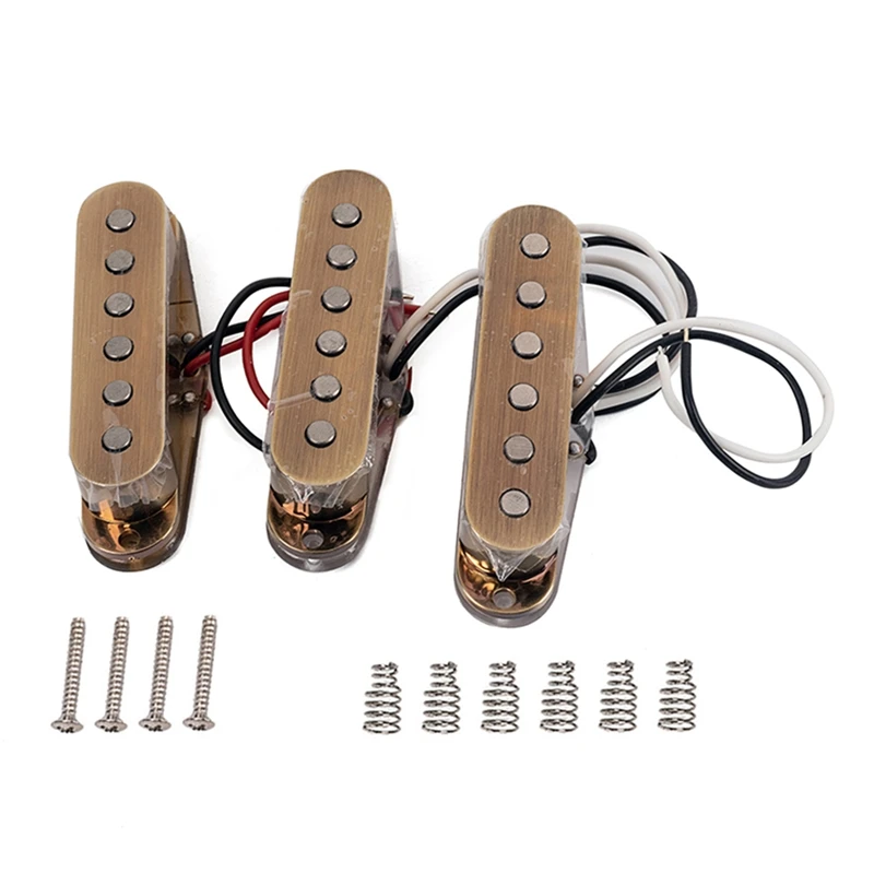 3Pcs Pickups Alnico 5 48/50/52 for Stratocaster Strat ST SG Electric Guitar 27RD