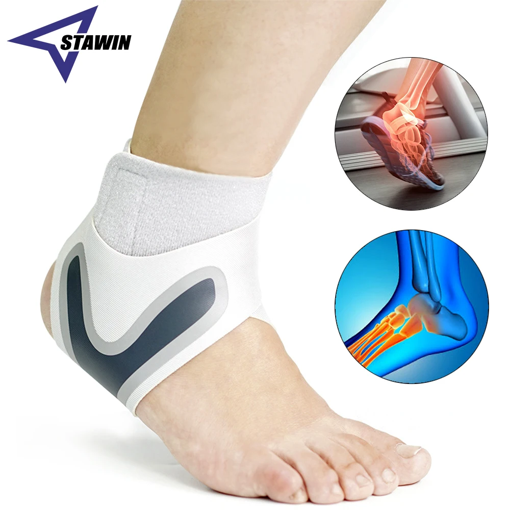 1 PC Sport Ankle Stabilizer Brace Compression Ankle Support Tendon Pain Relief Strap Foot Sprain Injury Wraps Running Basketball