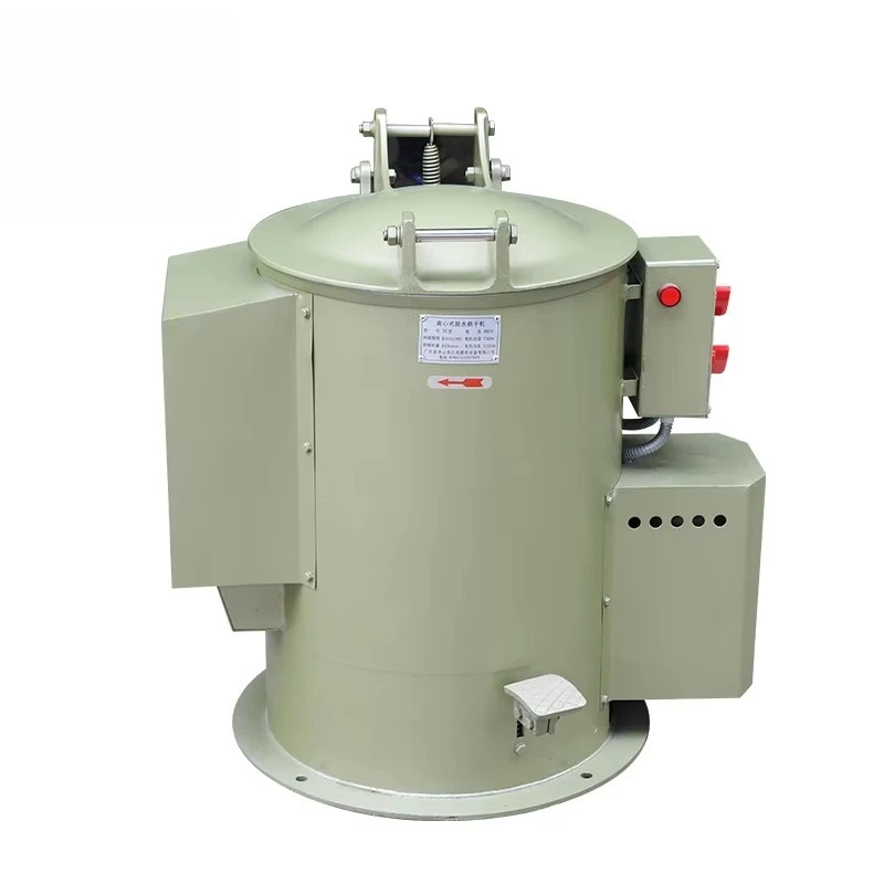 

Automatic industrial centrifugal dryer electric heating metal parts fast hot air