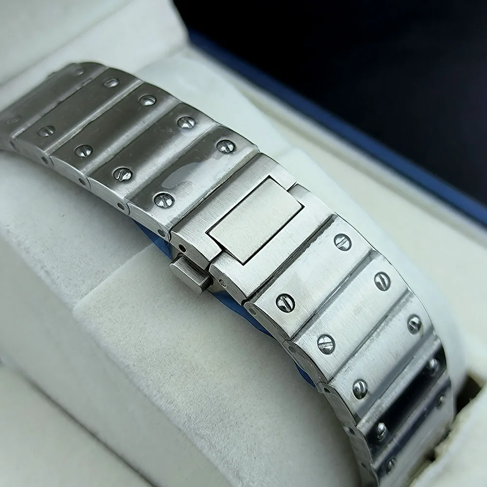 NH35 Watch Square Case NH35 dial Square Dial Roma Dial Watch Case Folding Buckle fit NH35 NH36 movement Watch accessories