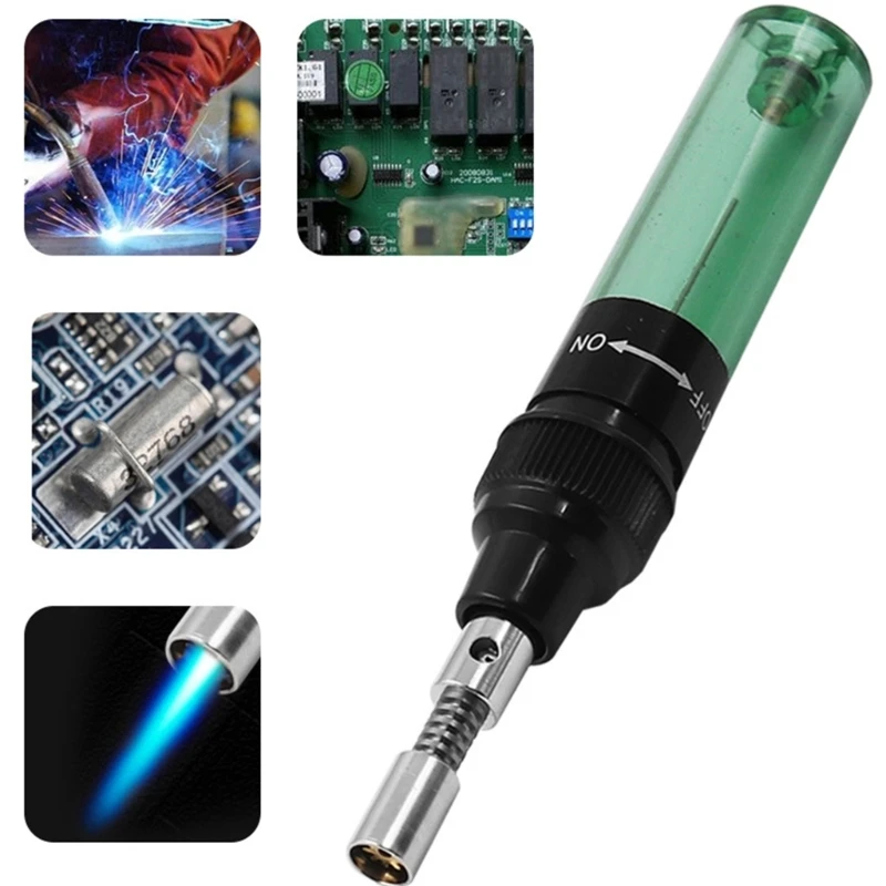 

3/5/6pcs Soldering Iron kit Gas Soldering Iron Pen Butane Cordless Electric Welding Gun Butane Gas Blow Torch Soldering Iron Gun