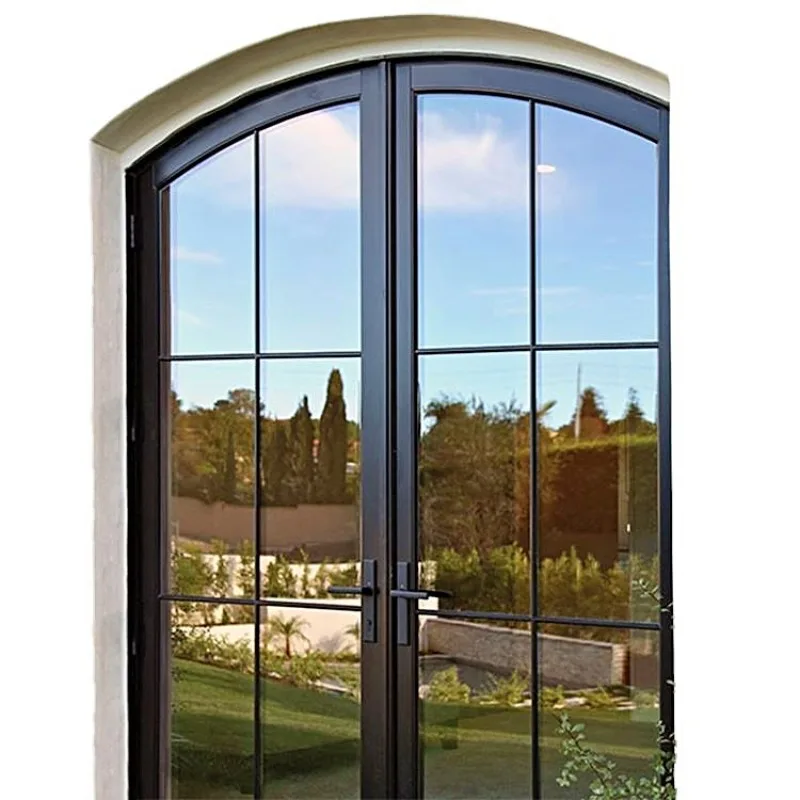 Modern Design Aluminum Alloy Casement Window Double Tempered Steel Horizontal Opening Sliding Magnetic Fiber