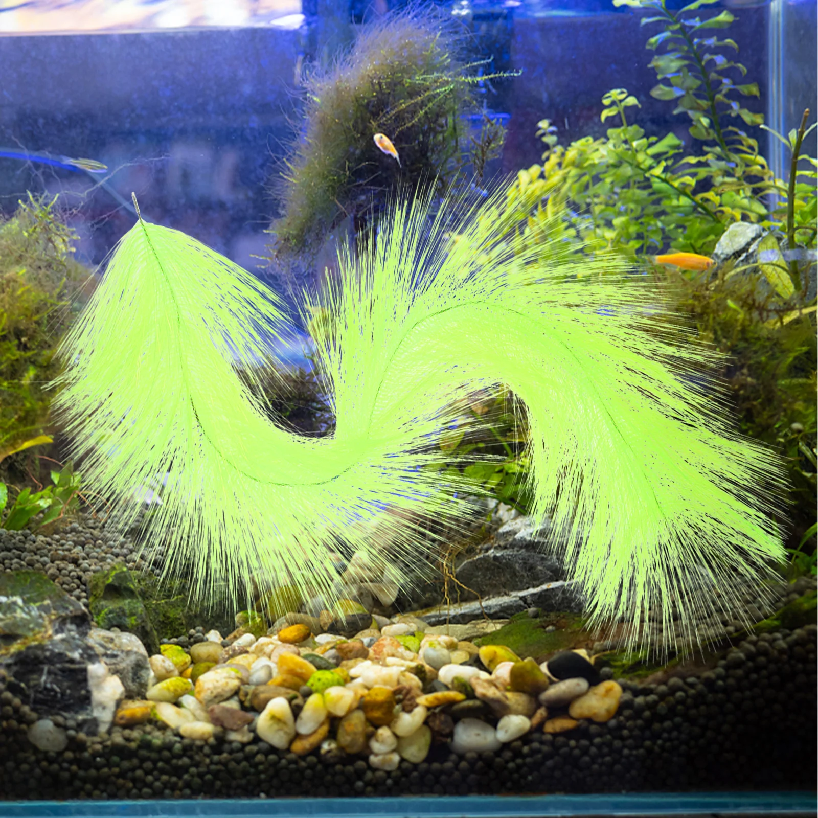 

Egg Hatching Brush 60cm Fish Habitat Spawning Bed Aquarium Decor Grass Brush For Tank Breeding Realistic Vivid Long Lasting Easy