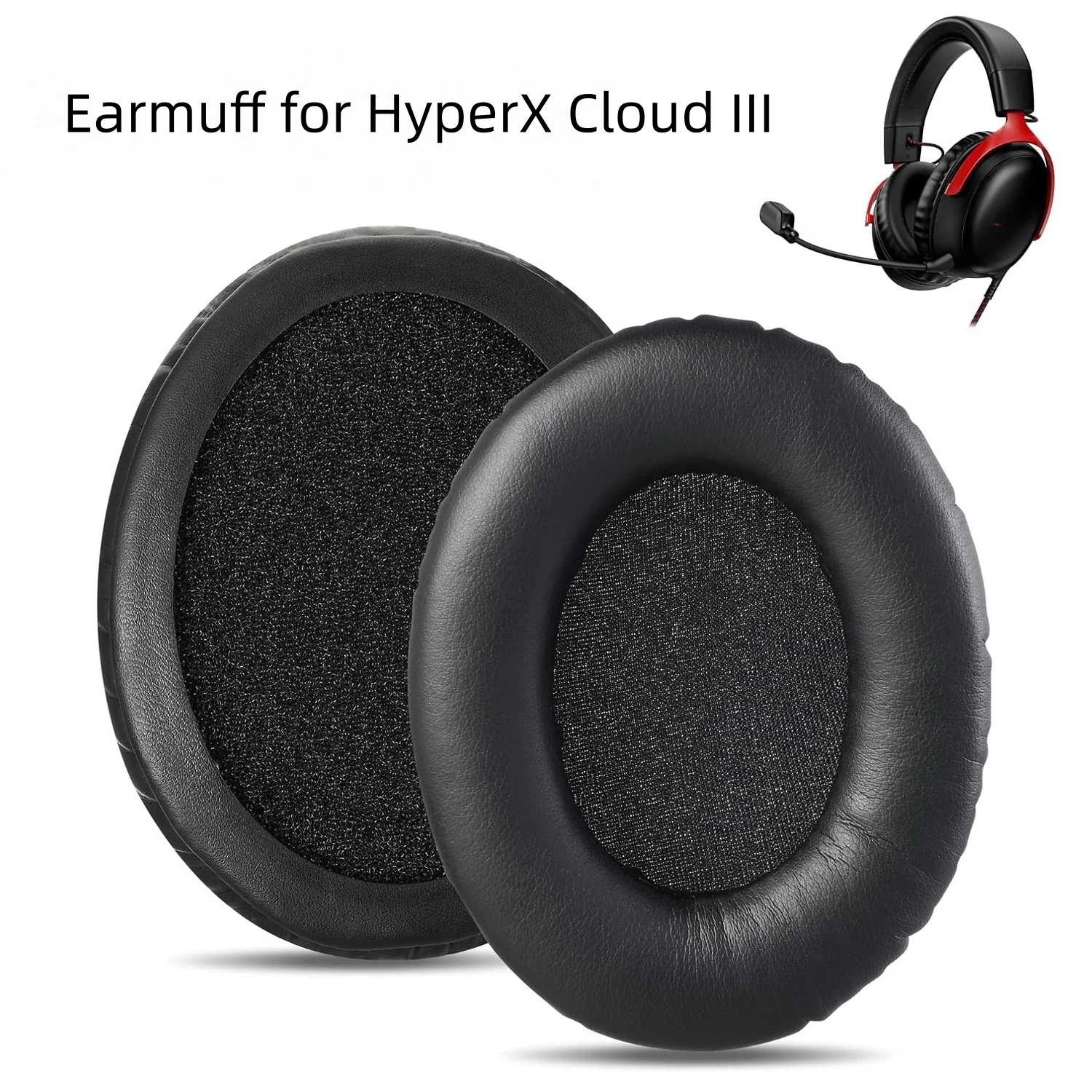 

Suitable for HyperX Cloud III headphone cover sponge cover ear cover