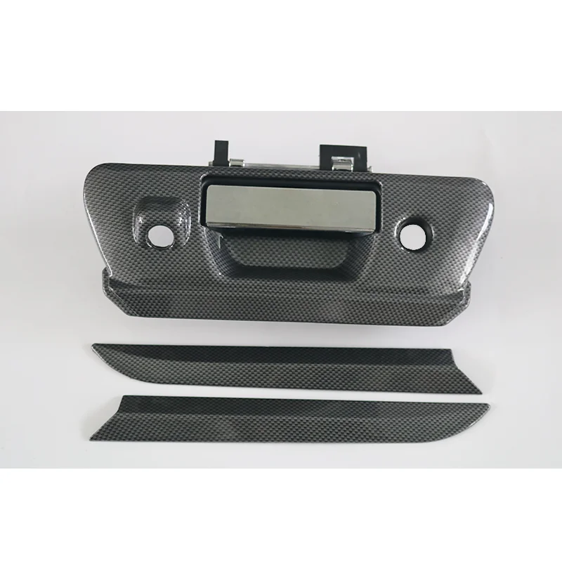 Abs Carbon Color Tailgate Molding Trim for Nissan Navara Np300 2015-2019 Pickup Rear Tailgate Decoration Exterior Accessories - view 4