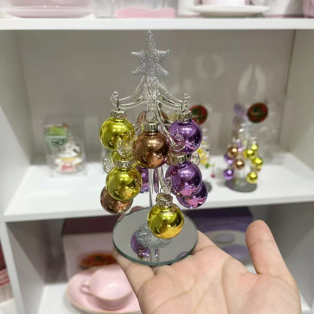 classic-glass-christmas-tree-decorations-francfranc-desktop-festive-atmosphere-small-christmas-tree-ornament-fr1888