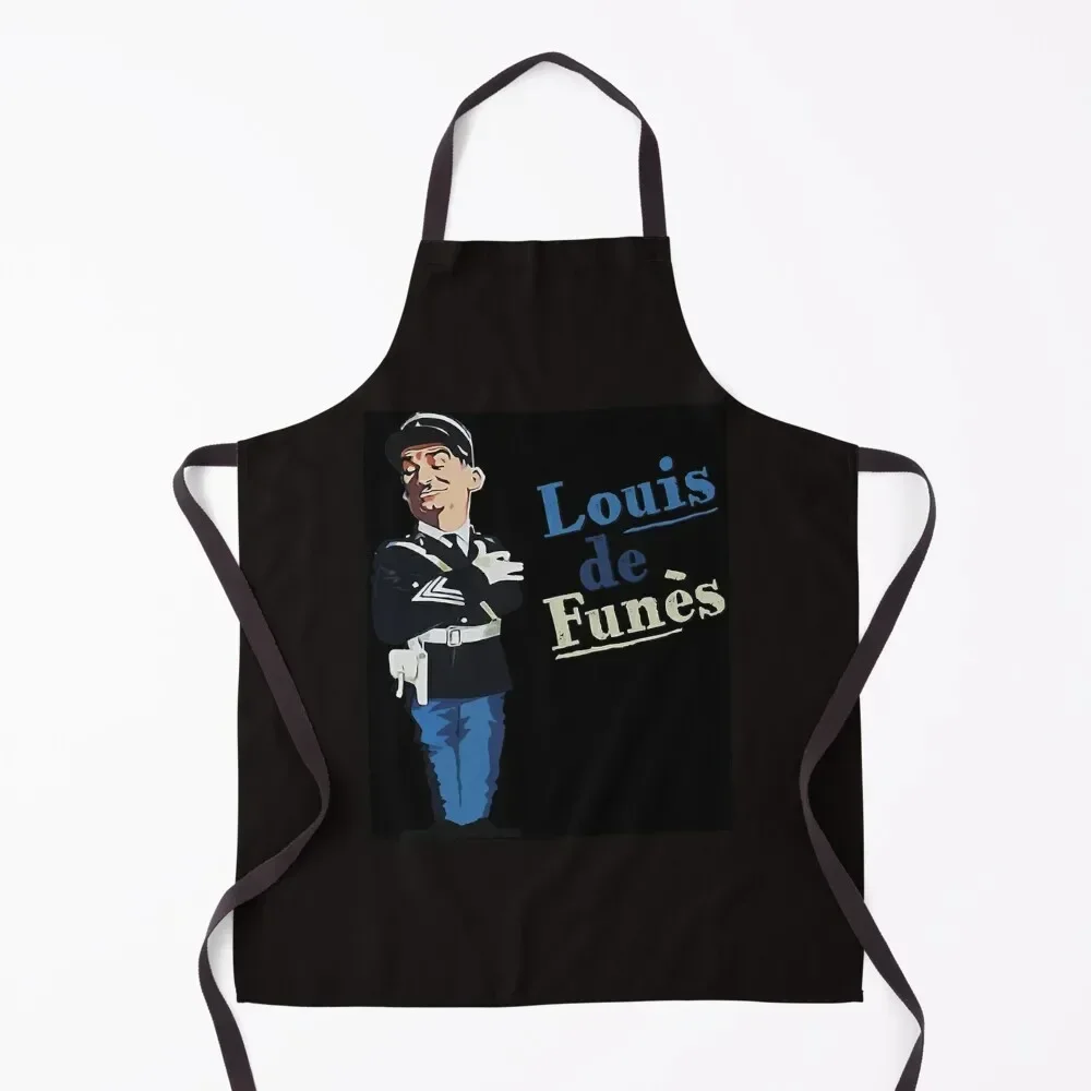 

Louis de Funes Apron chef for man Kitchen For Men For Hairdresser Home Accessories Apron