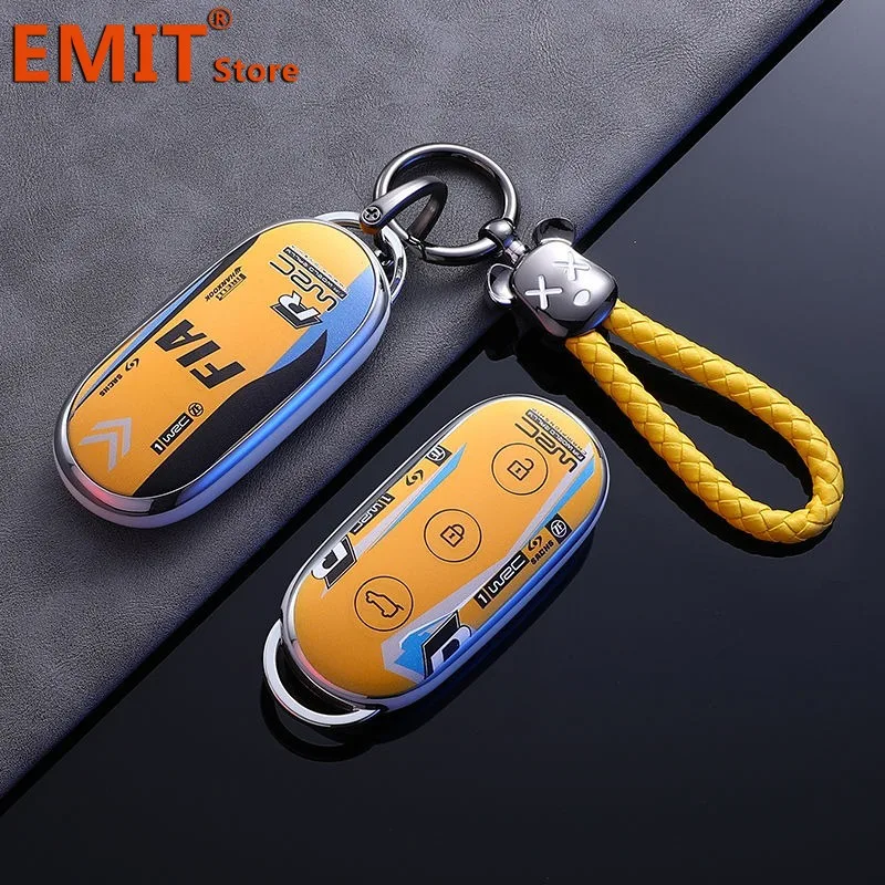 Custodia portachiavi per leader Ideal One Li Auto Lixiang L7 L8 L9 Smart Remote Cover Shell Portachiavi Anello Supporto Accessori interni