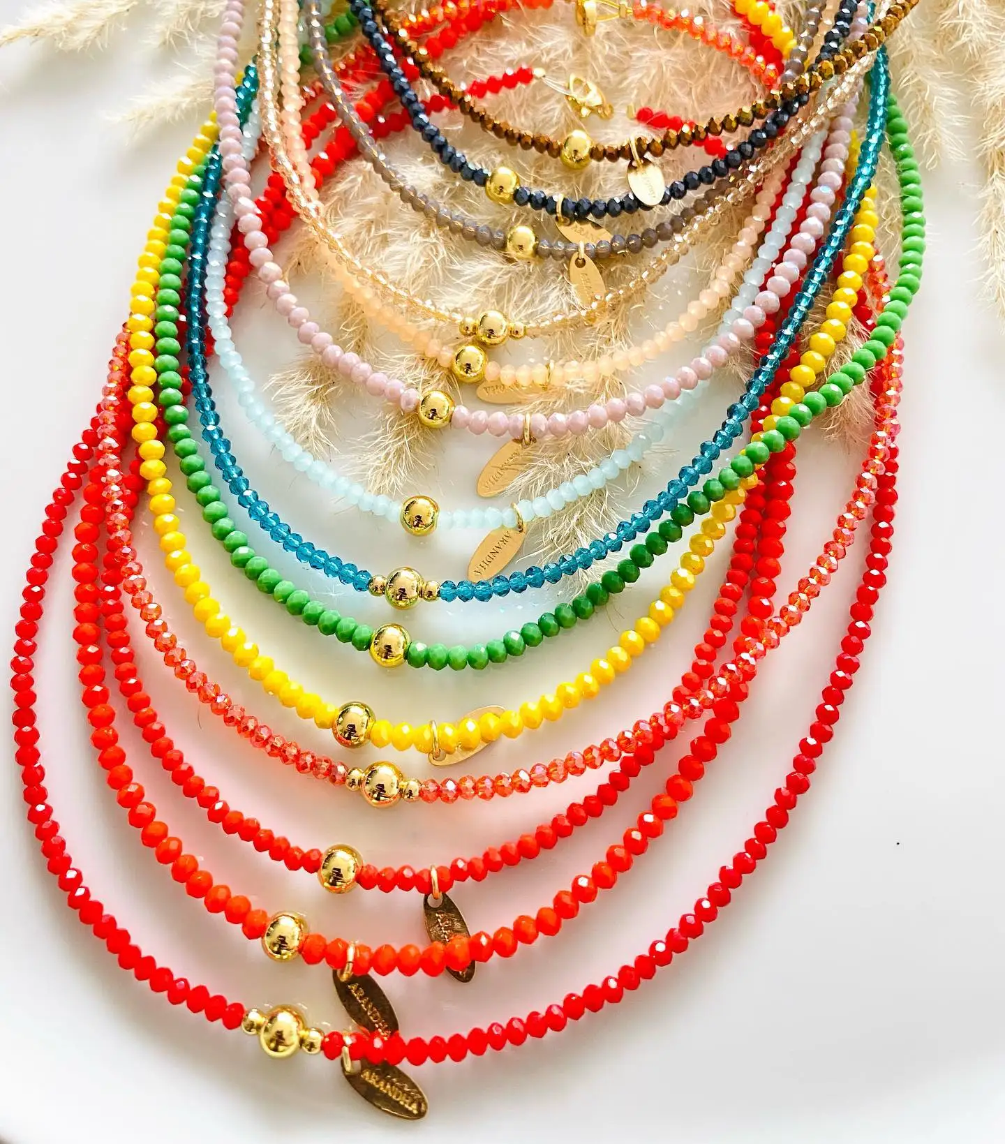 

Красочное колье ручной работы из натурального золота с гематитом и кристаллами кварца из бисера из натурального камня, массивное ожерелье для девочек и женщин, ювелирные изделия