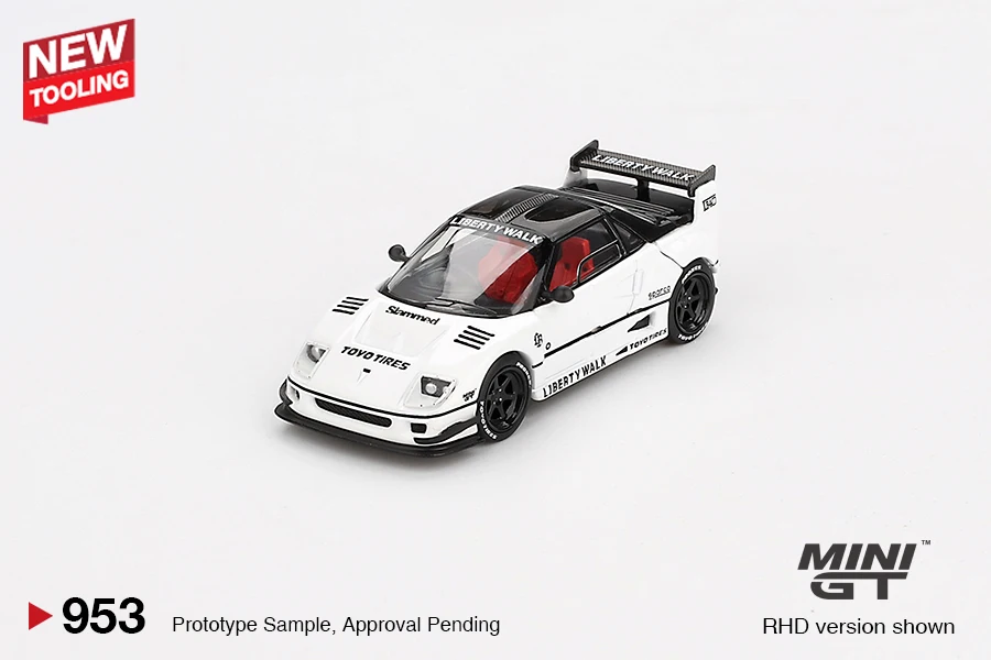 MINIGT 1/64 Mazda AZ-1 Liberty Walk LB40 LB-Hinomaru MGT01227-CH Cars Alloy Diecast Metal Model Kids Toys Boys - view 4