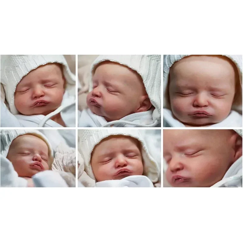 Reborn Doll Kit 20 Inch Hand Made Soft Real Gentle Touch Vinyl Baby Rosalie Supply DIY Toy Parts  Popular Drop Shipping