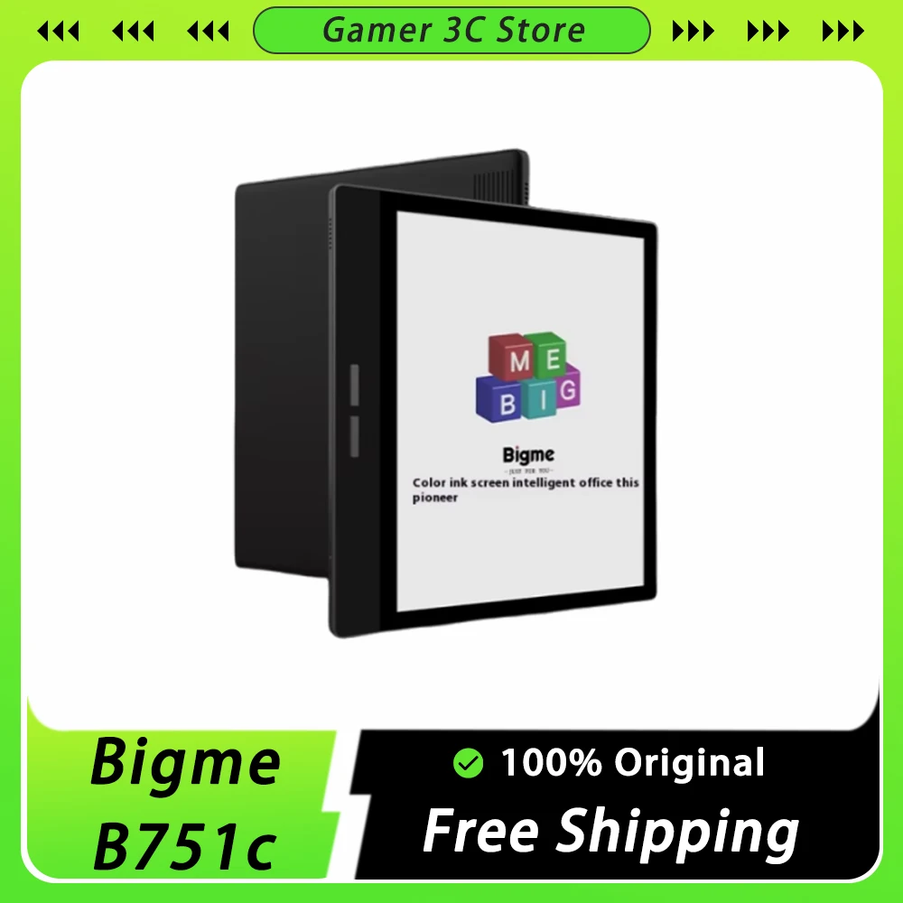 Bigme B751c 7-Inch Color Eink Screen E-Book Reader Portable Electronic Paper Learning Book Reading Custom Ebook Ereader Tablet