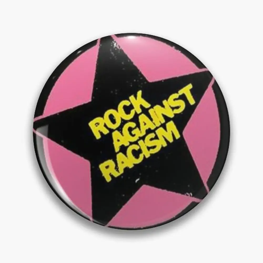 Rock Against Racism Pin Buttons Brooches  Jewelry Accessory Customize Brooch Fashion Lapel Badges