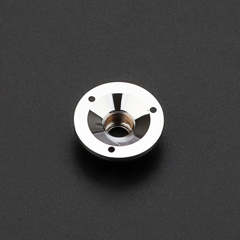 

1pcs Chrome End Pin Jack Threaded Stereo Output Socket Metal Endpin Plug Replacement For Electric Guitar Bass Guitar Supply