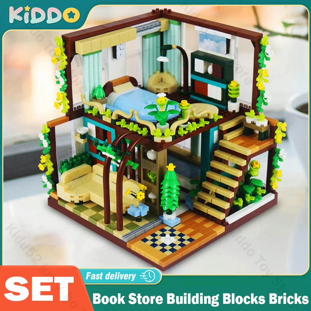 Quiet Book Pavilion Building Block DIY Assembling City Street Brick Model Educational Construction Toy Home Decoration Girl Gift