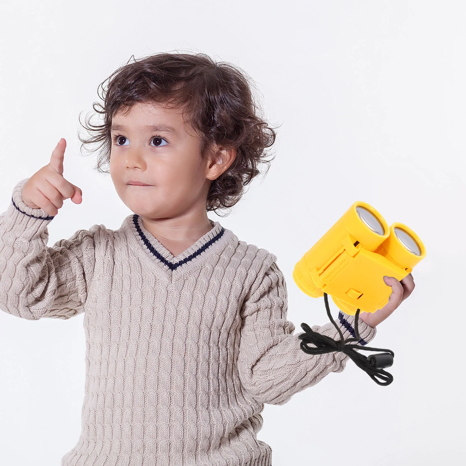 Telescopio Infantil Amarillo Ajustable para Observación de Aves, Regalo para Niños, Descubrimiento de la Naturaleza