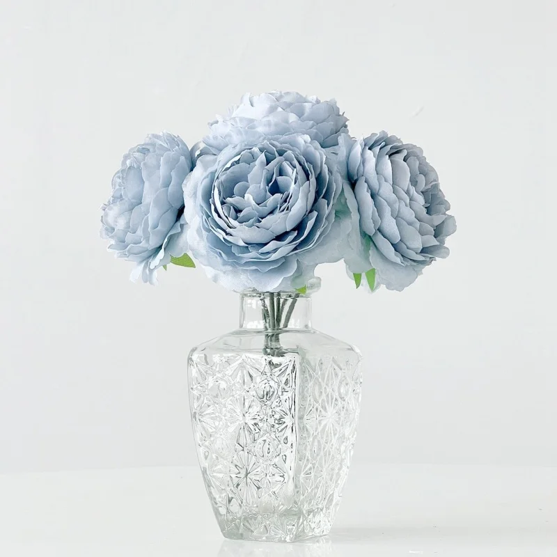 5/10 Stücke Pfingstrose Künstliche Blumen Bouquet 20 CM Gefälschte Blumen für Home Room Decor Garten Hochzeit Dekoration DIY Vase Pflanze Ornament – Detail 17