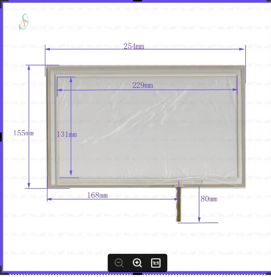 

ZhiYuSun 254*155 10.4inch 4 lines Resistive touch screens 254mm*155mm screen free shipping GLASS thickness is 2.2mm