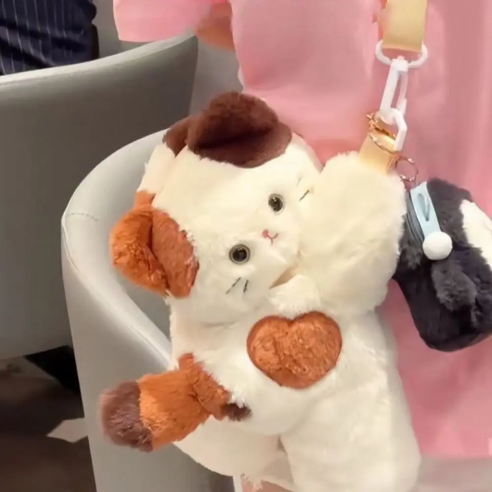 Mode Kat Schoudertas Grote Capaciteit Comfortabele Handtas Leuke Draagbare Tote Bag Meisjes