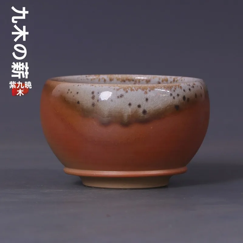 

Handmade Coarse Cercs Charcoal Tea Cup Prtional Owner Cup Retro Sle Spring Pavilion l Brand Dehua Coun Origin