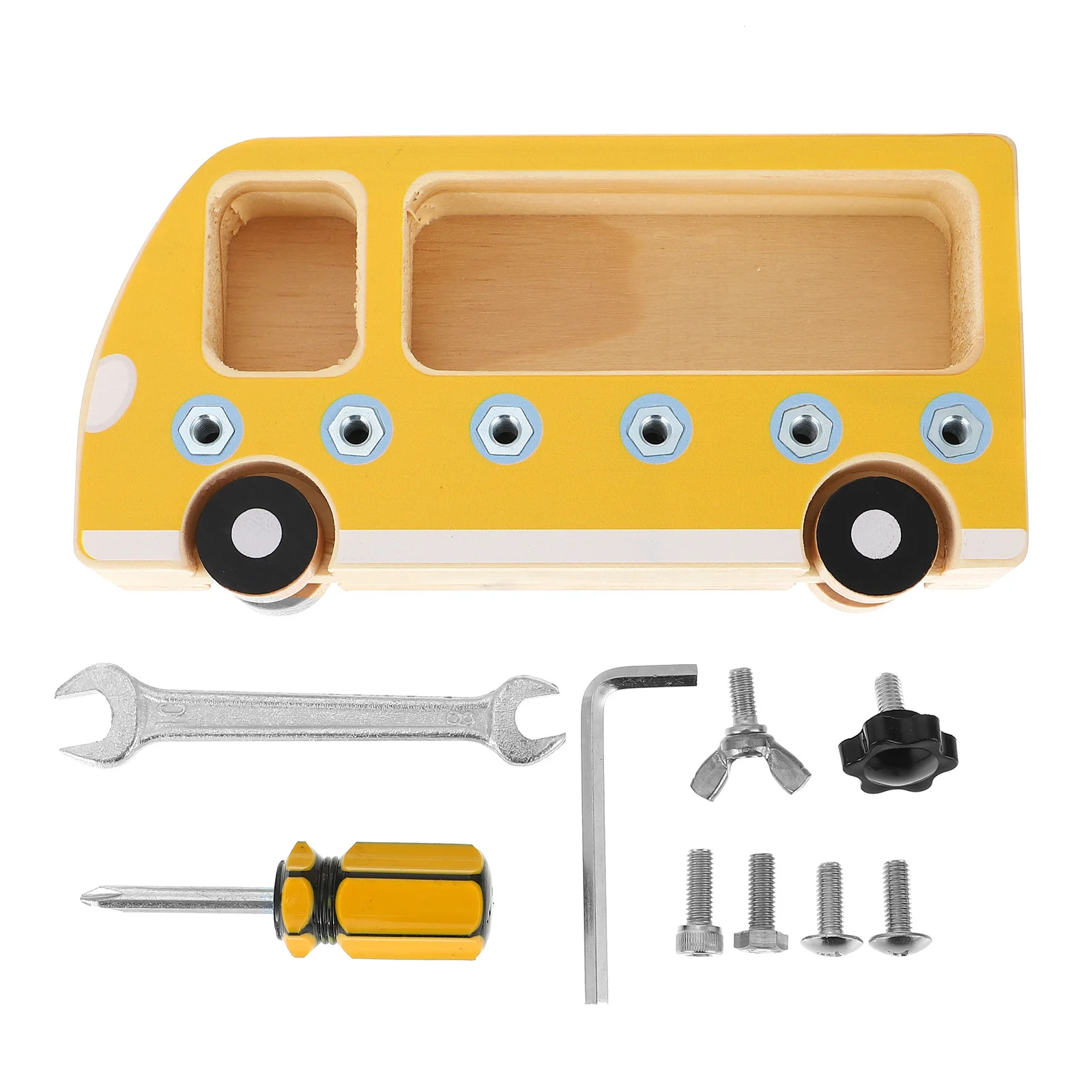 1 set 1 set tavola occupata in legno per bambini dado a vite giocattolo educativo precoce cognitivo apprendimento interattivo formazione per bambini