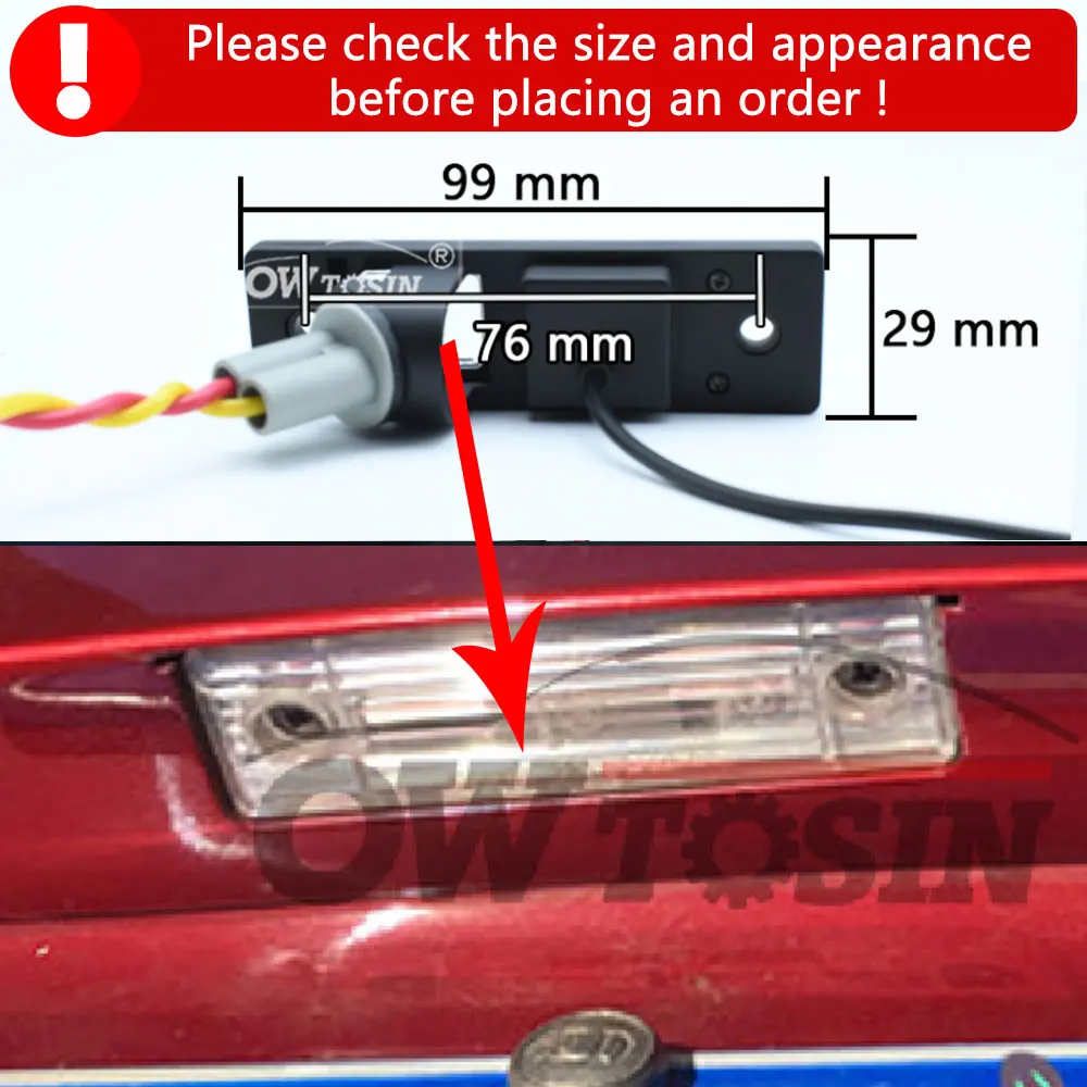 170 Degree AHD 1080P Vehicle Plate Car Rear View Camera For Chevrolet AVEO T250 2006 2007 2008 2009 2010 Reverse Car Monitor